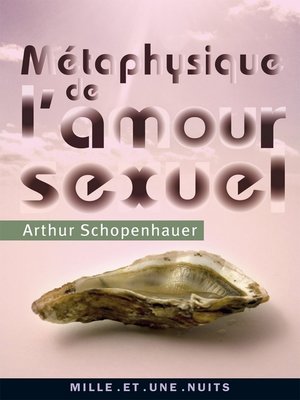 cover image of Métaphysique de l'amour sexuel